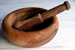 Holzmörser