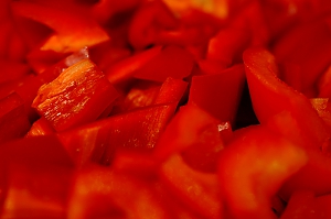 Paprikawürfel