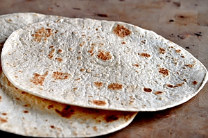 Weizenmehltortilla