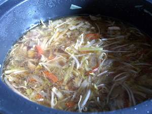 Pikante Hühnersuppe