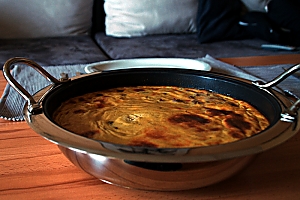 Lammauflauf mit Eiern